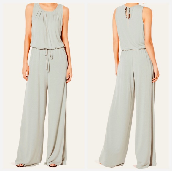 Fabulous wide leg sleeveless jumpsuit with pockets - Picture 4 of 7